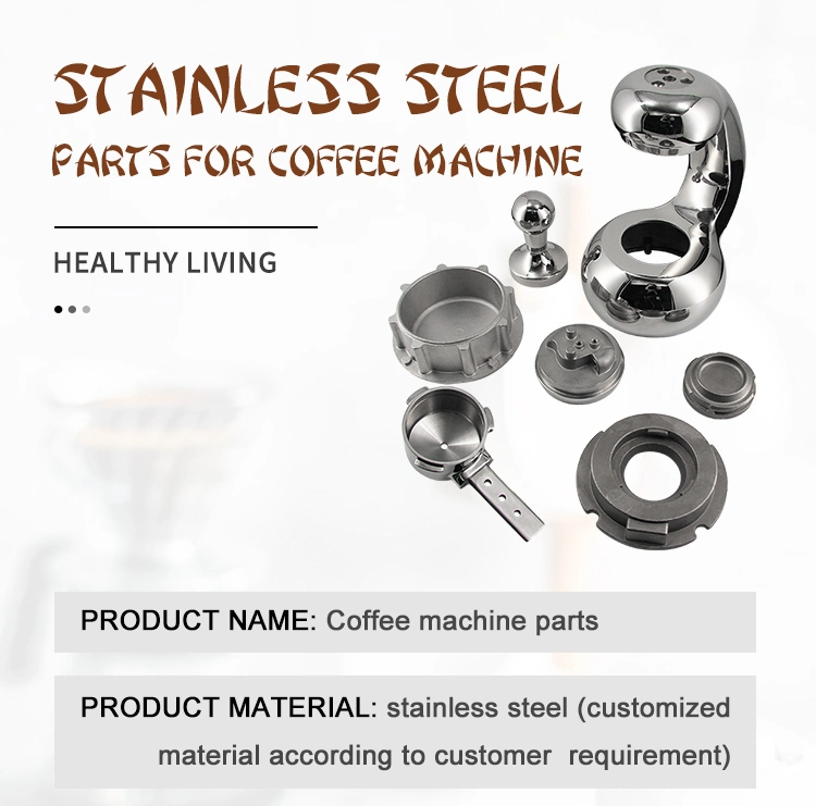 Stainless Steel Precision Investment Casting Parts Coffee Maker Tamper Machine Accessories